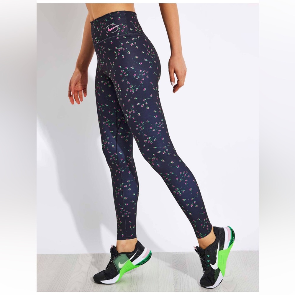 NIKE Dri-FIT One Luxe Icon Clash Leggings - Black